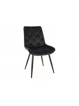 KRZESŁO RALPH VELVET CZARNY STELAŻ/CZARNY BLUVEL 19 DIOMMI-80-3126
