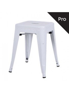 WOODWELL RELIX Σκαμπό-Pro, Στοιβαζόμενο, Μέταλλο Βαφή Άσπρο 39x39x45cm Ε5195