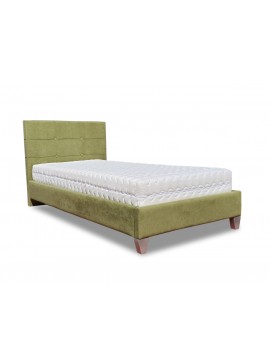 Insi  Remy Ντυμένο Κρεβάτι Μονό 100x215εκ. Ύφασμα Πράσινο ( για στρώμα 90x200εκ. )   0043.FG72G5 