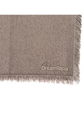 ΡΙΧΤΑΡΙ ME ΚΡΟΣΙΑ DREAMTOPIA HM12162.10 ΣΕ ΚΑΦΕ ΧΡΩΜΑ 245X170εκ.