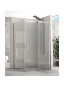KARAG  STOCKBATHROOM Καμπίνα από τοίχο σε τοίχο με διάφανο κρύσταλλο RIGEL 500 KARAG Υ.195cm KARAG-5206836630809