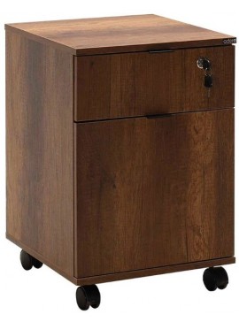 Lh-homefurniture Συρταριέρα γραφείου Rio καρυδί 41x61x45cm AD_RKM-311-OO-1