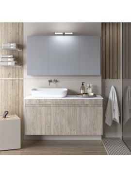 ΣΕΤ ΕΠΙΠΛΟΥ OMEGA TOP 120cm χρ.BEIGE OAK 9SOMT120BO 9SOMT120BO