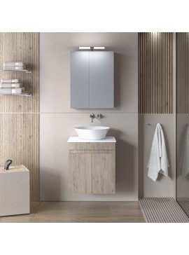 ΣΕΤ ΕΠΙΠΛΟΥ OMEGA TOP 50cm χρ.BEIGE OAK 9SOMT050BO