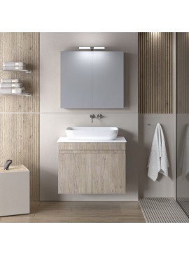 ΣΕΤ ΕΠΙΠΛΟΥ OMEGA TOP 75cm χρ.BEIGE OAK