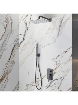 KARAG  LEA Σετ μπαταρίας εντοιχισμού ντους LEA Gun Metal S05022 KARAG KARAG-5206836617046