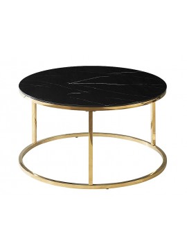 SABINE BENCH BLACK MARBLE EFFECT/GOLD FI 80 DIOMMI SABINECZMAZL DIOMMI-80-2336