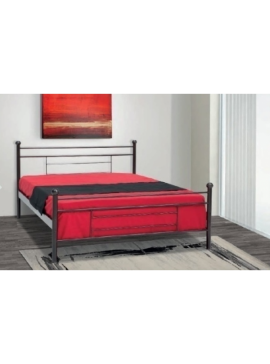 Delch Κρεβάτι Εύα Ημίδιπλο Μεταλλικό 110x190cm HouseSMetal-furniture69