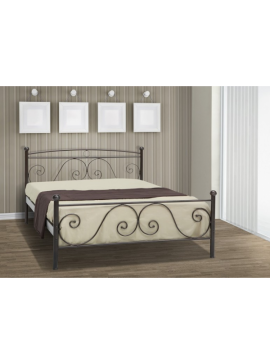 Delch Κρεβάτι Ρόδος Ημίδιπλο Μεταλλικό 110x190cm HouseSMetal-furniture237