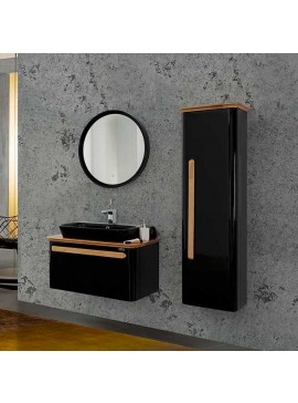 Σετ Έπιπλο Μπάνιου SENSIO BLACK 86 NEW 9SSE086BLR Πάγκο 86x47x48  9SSE086BLR