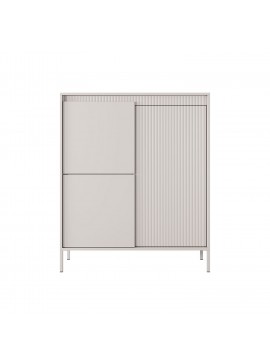 Lh-homefurniture Μπουφές Senso μπεζ 104x124x40cm L_SNS_24_bz