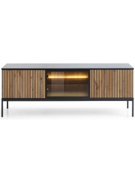 Lh-homefurniture Έπιπλο τηλεόρασης Sento ανθρακί 154x39x56cm P_sento_TV