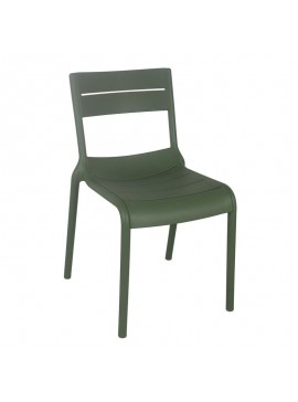 WOODWELL SERENA Καρέκλα Στοιβαζόμενη PP - UV Πράσινο 56x51x82cm 56x51x82cm Ε3806,3