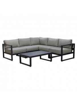 Bluimis ΣΕΤ ΓΩΝΙΑ ΣΑΛΟΝΙ ΚΗΠΟΥ ΑΛΟΥΜΙΝΙΟΥ FERNANDA ΑΝΘΡΑΚΙ / 6 TEM BL-200-60-030