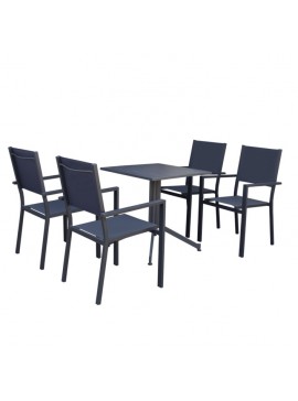 Bluimis ΣΕΤ ΤΡΑΠΕΖΑΡΙΑ ΚΗΠΟΥ ΑΛΟΥΜΙΝΙΟΥ ELLEN 5470 G + MADISON 5479 G / ΣΕΤ 5 ΤΕΜ BL-200-60-040