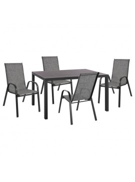 Intrahome ΣΕΤ 5ΤΜΧ ΤΡΑΠΕΖΙ ΑΛΟΥΜΙΝΙΟΥ 140Χ80Χ75,5Y & 4 ΠΟΛΥΘΡΟΝΕΣ SCASABLANCAINCASABLANCALTCASABLANCAIE-MCASABLANCARICASABLANCANNEN ΜΕΤΑΛΛΙΚΕΣ ΓΚΡΙ intraho-0008451