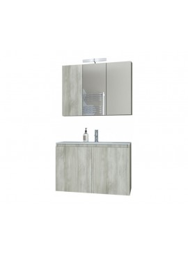 DROP Σετ επιτοίχιου επίπλου μπάνιου, Verona 75, Beige, Drop DROP986619