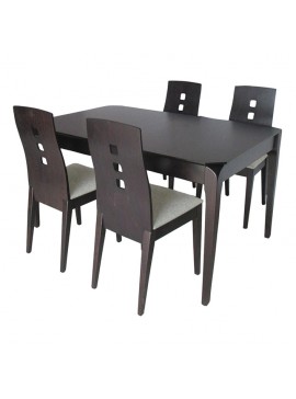 Bluimis ΣΕΤ ΤΡΑΠΕΖΑΡΙΑ EMMA 1018 IN + MELODY 1023 IN WENGE BL-400-11-006