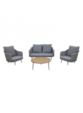 Bluimis ΣΕΤ ΣΑΛΟΝΙ ΚΗΠΟΥ ΣΧΟΙΝΙ - ROPE CINDY 5508 G BL-200-26-001