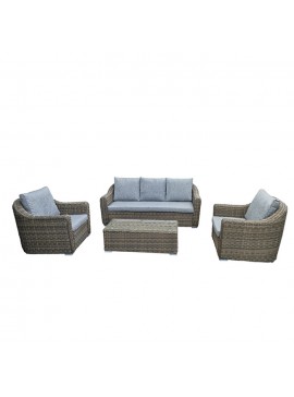 Bluimis ΣΕΤ ΣΑΛΟΝΙ ΚΗΠΟΥ WICKER - RATTAN IRINA ΜΕ ΜΙΚΡΟ ΤΡΑΠΕΖΙ BL-200-02-020
