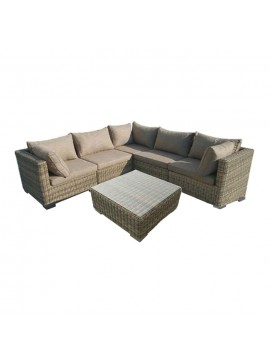 Bluimis ΣΕΤ ΓΩΝΙΑ ΚΗΠΟΥ WICKER - RATTAN DAMINA BL-200-03-001