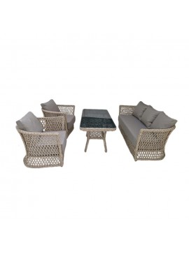 Bluimis ΣΕΤ ΣΑΛΟΝΙ ΚΗΠΟΥ WICKER - RATTAN REGINA BL-200-02-017