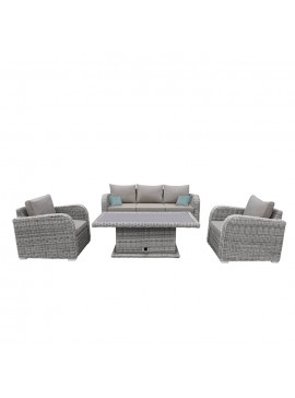 Bluimis ΣΕΤ ΣΑΛΟΝΙ ΚΗΠΟΥ WICKER - RATTAN SARAH BL-200-02-011