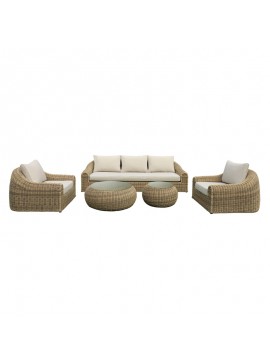 Bluimis ΣΕΤ ΣΑΛΟΝΙ ΚΗΠΟΥ WICKER - RATTAN VERONICA BL-200-02-022