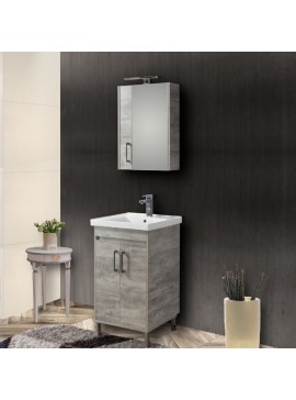 Σετ Έπιπλο Μπάνιου SAVINA CEMENT 55 9SSA055CE0 Πάγκος 52x44x86  9SSA055CE0