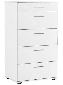 Συρταριέρα Trendline Λευκή 60x108x44cm
