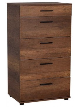 Συρταριέρα Trendline Καρυδιά 60x108x44cm