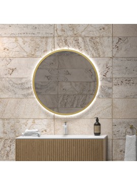 KARAG  SHARON Καθρέπτης με κρυφό φωτισμό SHARON Gold KARAG Ø80cm KARAG-5907546869632