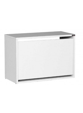 Lh-homefurniture Παπουτσοθήκη Antre Λευκή 60x42x30cm AD_SHC-110-BB-1