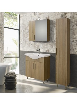 Σετ Έπιπλο Μπάνιου SIENA SONOMA 75 9SSI075SN0 Πάγκο 72x34x83cm  9SSI075SN0