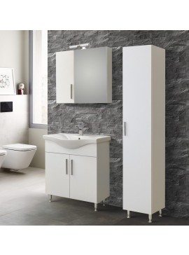 Σετ Έπιπλο Μπάνιου SIENA WHITE 75 9SSI075GL0 Πάγκο 72x34x83cm  9SSI075GL0