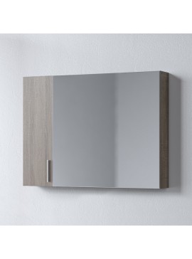 Καθρέφτης SIENA SONOMA DARK 90 3MSI090SD0W με ντουλάπια 87.5x14x65cm
