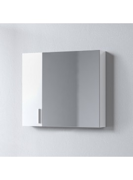 Καθρέφτης SIENA WHITE 75 3MSI075GL0W με ντουλάπια 75x14x65cm