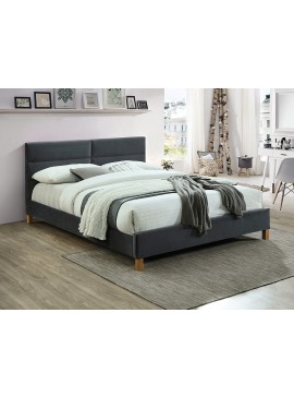 Επενδυμένο κρεβάτι Sierra 160x200 με Βελούδο σε χρώμα Γκρι DIOMMI SIERRAV160SZD DIOMMI80-2582