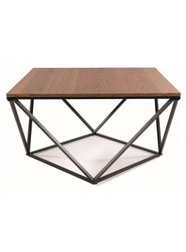 ŁAWA SILVER A ORZECH/CZARNY  80X80 DIOMMI-80-3331