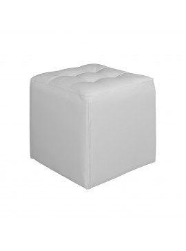 ΣΚΑΜΠΩ 37Χ37Χ35εκ ΜΕ PU ΛΕΥΚΟ PUNK HM264.02