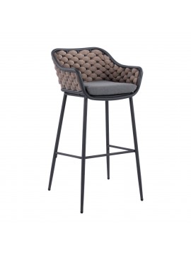 Intrahome ΣΚΑΜΠΟ ΑΛΟΥΜΙΝΙΟΥ ΣΚΕΛΕΤΟΣ ΑΝΘΡΑΚΙ-ΣΧΟΙΝΙ ΚΑΦΕ 50x50x103Υεκ..01 intraho-1721472