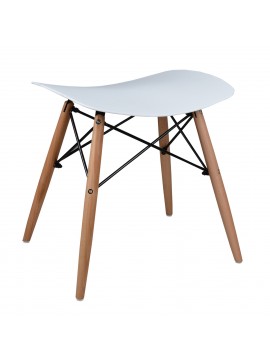 ΣΚΑΜΠΟ ΤΟΝΙΑ HM0109.01 ΠΟΔΙΑ ΞΥΛΟ ΟΞΙΑΣ-ΛΕΥΚΟ ΠΟΛΥΠΡΟΠΥΛΕΝΙΟ 47x34.5x46.5Υεκ.