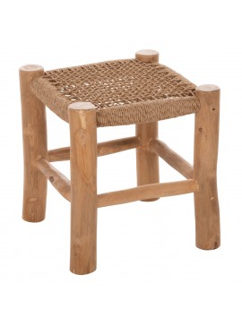 Intrahome ΣΚΑΜΠΟ LONDER ΞΥΛΟ ΤΕΑΚ ΚΑΙ ΣΥΝΘΕΤΙΚΟ LILONGWEKUCASABLANCALCASABLANCA_LUMPURERLEY ΣΕ ΦΥΣΙΚΟ 38x38x40,5Υεκ. intraho-1621049