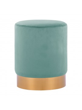 ΣΚΑΜΠΟ LEVY ΦΥΣΤΙΚΙ ΒΕΛΟΥΔΟ ΜΕ ΧΡΥΣΗ ΒΑΣΗ HM8408.07 Φ35x43Υ εκ.