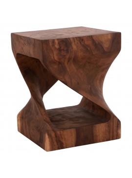 Intrahome ΣΚΑΜΠΟ GEKUCASABLANCALCASABLANCA_LUMPURO .21 ΤΕΤΡΑΓΩΝΟ--ΞΥΛΟ NICE ΣΕ ΣΚΟΥΡΟ ΦΥΣΙΚΟ 35x35x45Yεκ. intraho-1627775