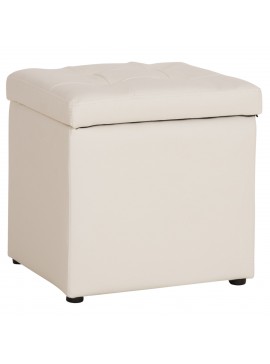 ΣΚΑΜΠΟ PRO CUBE HM224.02 PU ΜΕ ΑΠΟΘΗΚΕΥΤΙΚΟ ΧΩΡΟ- ΛΕΥΚΟ 38x38x36,5Υεκ.