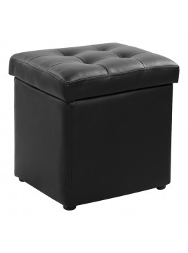 ΣΚΑΜΠΩ ΜΕ ΑΠΟΘΗΚΕΥΤΙΚΟ ΧΩΡΟ PU ΜΑΥΡΟ CUBE HM224.01 38x38x36.5Υεκ.