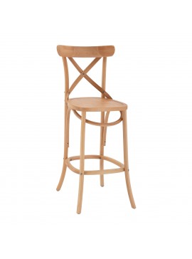 ΣΚΑΜΠΟ ΜΕΣ.ΥΨΟΥΣ GIOLIANA HM8750.01 ΑΠΟ ΟΞΙΑ ΦΥΣΙΚΟ ΜΕ PLYWOOD ΚΑΘΙΣΜΑ 46x46x101Υ εκ.