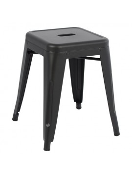 ΣΚΑΜΠΟ ΜΕΤΑΛΛΙΚΟ MELITA HM0096.42 ΣΕ ΜΑΥΡΟ ΜΑΤ ΧΡΩΜΑ 37x37x45Υεκ.