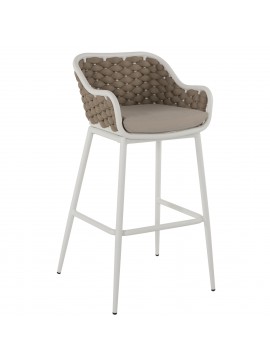 Intrahome ΣΚΑΜΠΟ ΑΛΟΥΜΙΝΙΟΥ ΣΚΕΛΕΤΟΣ ΛΕΥΚΟΣ-ΣΧΟΙΝΙ ΜΠΕΖ 50x51x103Yεκ..02 intraho-1721471